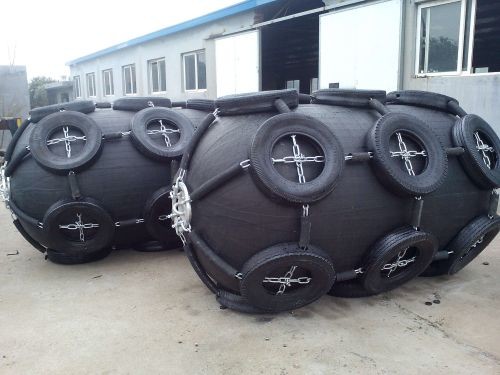 Buy Marine 1.5*3m Jetty Inflatable Buoyancy Yokohama Rubber Fender at wholesale prices