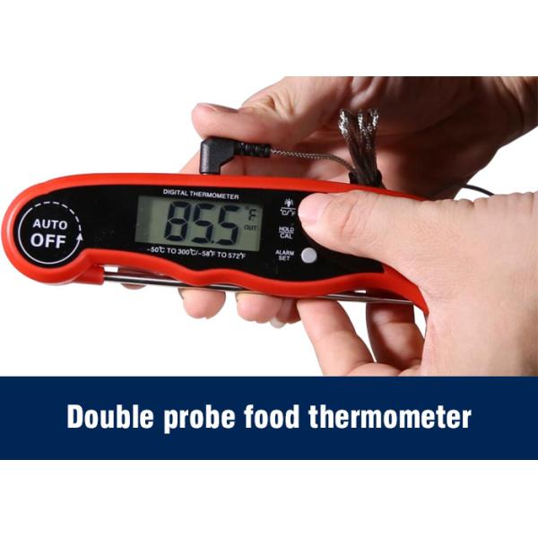 Buy High Temperature Alarm Barbecue Smoker Thermometer Dual Probes Food Safety at wholesale prices