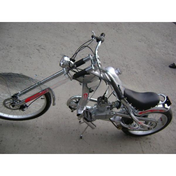 23kg Weight 24inch Gas Motor Chopper Bike for Adult 48cc Engine and CE Certification
