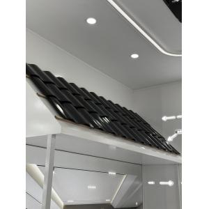 Max. Power 50W 23.8% Efficiency BIPV Roof Curved Solar Panels with Power