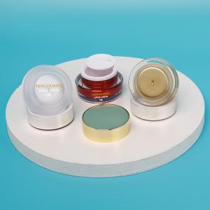 OEM 10g Acrylic Double Wall Jar With Cap Customizd Logo