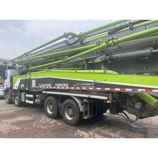 Feeding Height 1540 ZLJ5440THB 2019 Zoomlion 56m Concrete Pump Truck with Mercedes Benz Chassis Mounted Pump