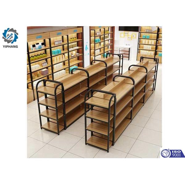 3-6 Layers Gondola Metal Retail Shelving Display Racks ISO9001