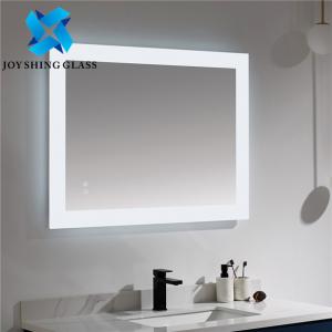 Waterproof Circular LED Bathroom Mirror Round Illuminated Customized Size