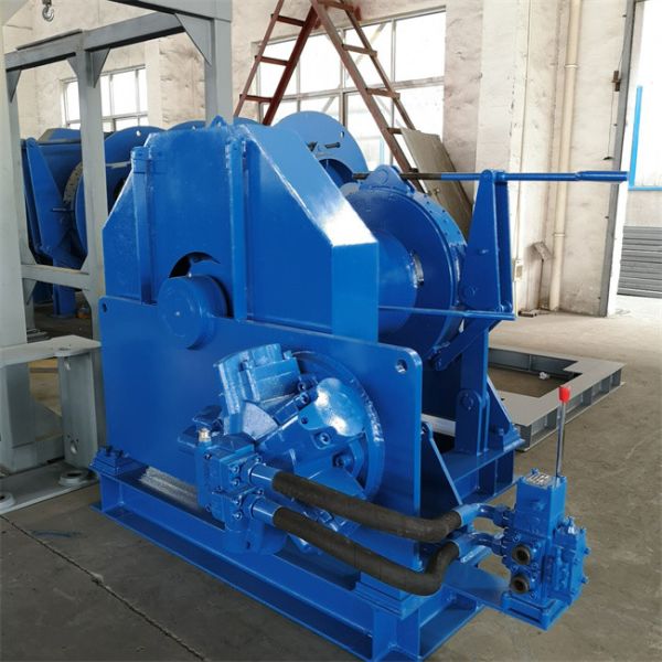 Heavy-Duty Applications Marine Hydraulic Winch with Automatic Brake and