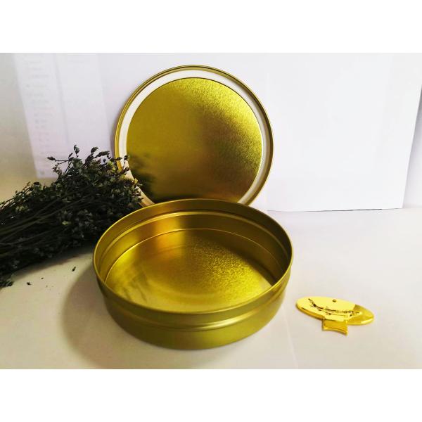 Vacuum Empty Caviar Tin Can Food Grade Packaging 500g