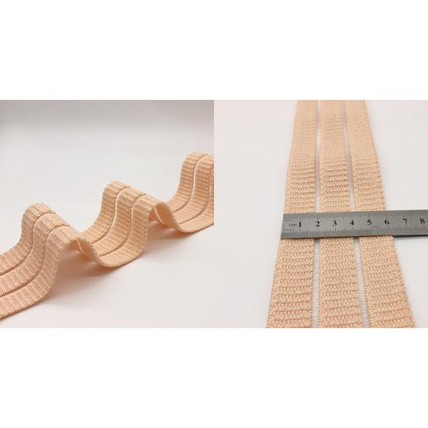 6cm High quality polyester spandex cotton yarn nylon fish silk elastic band for sticky abdominal band