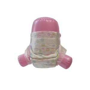 Clothlike PE Printed Backsheet Disposable Baby Diapers With Spandex Elastic