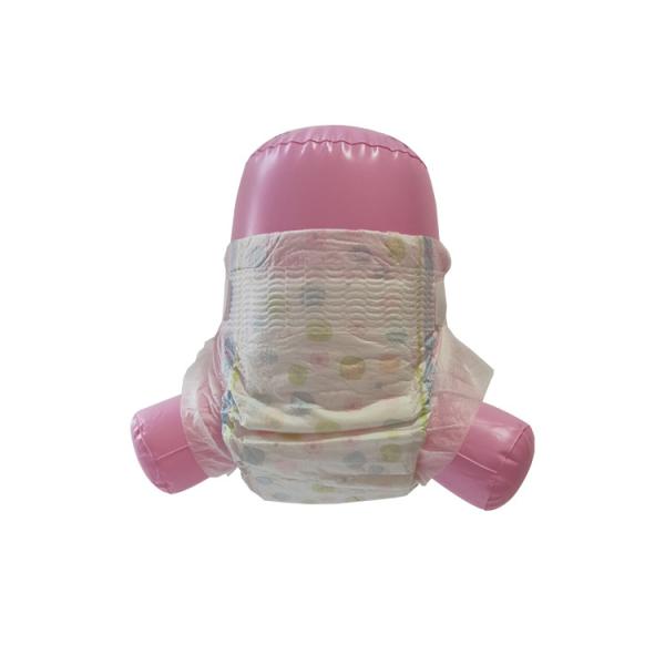 Clothlike PE Printed Backsheet Disposable Baby Diapers With Spandex Elastic