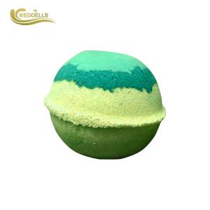 Christmas Bubble Vegan Fizzy CBD Bath Bomb Green / Yellow / Blue Color