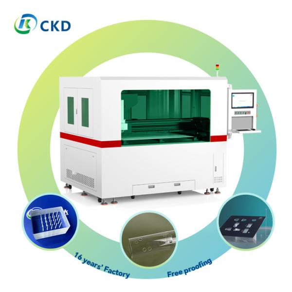 Customized Positioning Laser Glass Drilling Machine with Focusing Depth 250