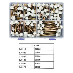 Self Drilling Screws Packaged In Plastic