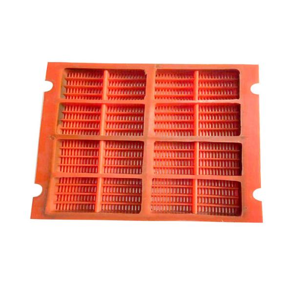 Easy to install and remove PU dewatering screen meshs for vibrating sieve