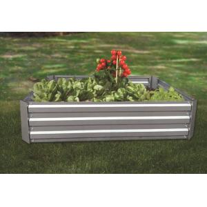 Anti Rusting 100cm Raised Metal Garden Bed For Herbs
