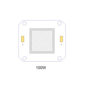 OEM / ODM Curing System UV LED Chip 100W 385nm 36000-40000mW 4046