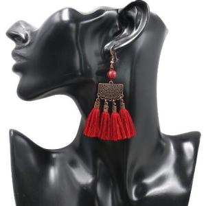 Fashion Bohemian Tassel Earrings Drop Earrings