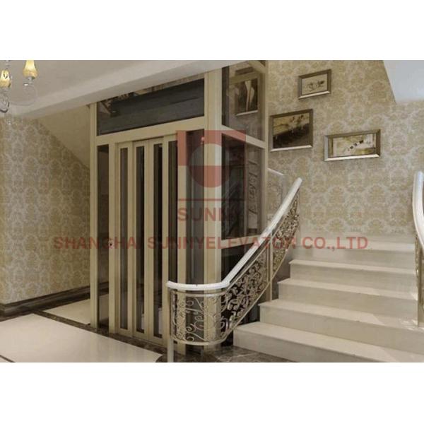 Buy Indoors Machine Small Home Elevator Lift Villa 400kg With Luxury Cabin at wholesale prices