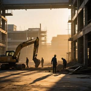 Galvanized Steel Frame Warehouse 30m x 50m Fireproof Construction