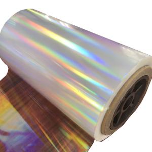 Moisture Proof Transparent Holographic Film Roll For Gift / Craft