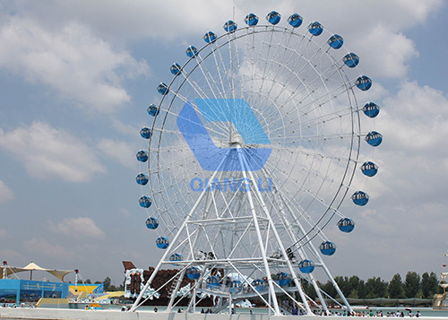 Buy Qiangli Brand 88m Fairground Ferris Wheel Custom Electric Observation Ferris Wheel at wholesale prices