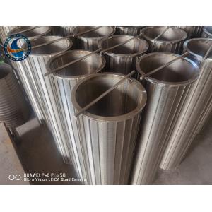 Stainless Steel 316L Vee Shaped Wire Wedge Wire Screen Pipe