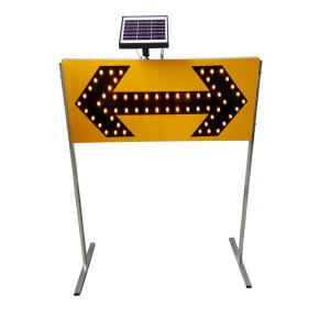 Two Way Signs Indication Auto Arrow Traffic Solar Signal Light