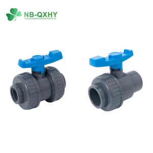 Manual Driving Mode PVC/PP/Plastic Compact Union Ball Valve for Irrigation Water