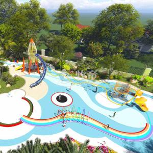 Professional Attractive outdoor playground design themed park equipment supplier