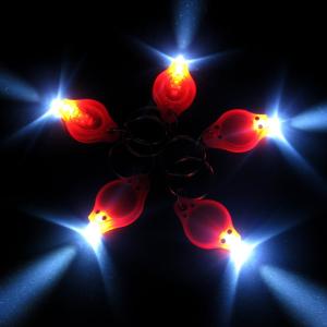 Quality Versatile LED Keychain Flashlight 30 - 50 Hours Continuous Lighting Time for sale