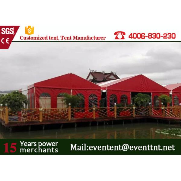Modular Type A Frame Tent With Waterproof Fireproof Structur 25*100 Meter
