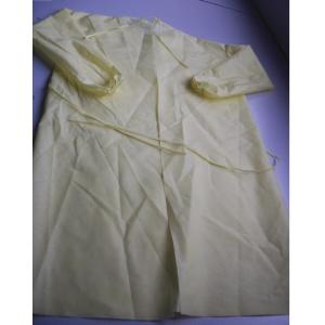 PP / SMS Disposable Surgical Scrubs Patient Gown Coverall With Knit Cuff
