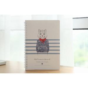 Quality a4/a5/a6 school promotional gift cartoon design spiral notebook for sale