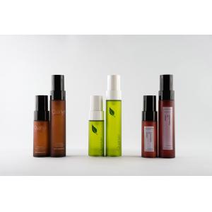 China UV Printing Amber Bottles With Pump / Wear Resistant Airless Spray Bottle on sale