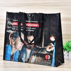Color Coated Non Woven Reusable Shopping Bags 60 - 140gsm Custom Printed
