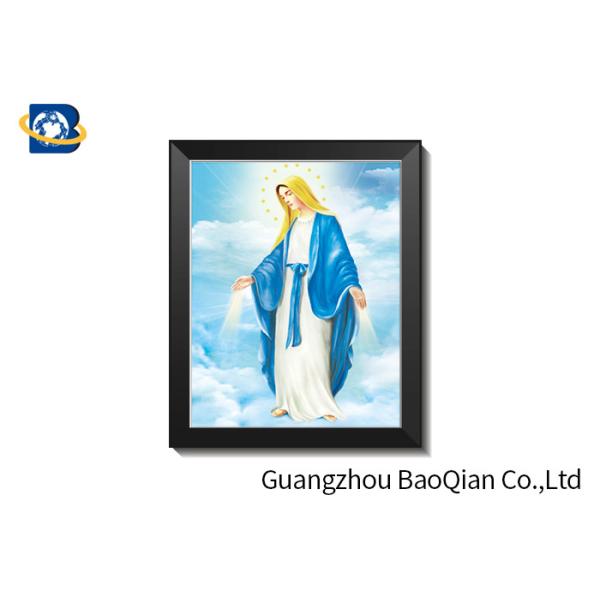 30 X 40CM Religious Lenticular Photography , UV Printing 3D Moving Pictures