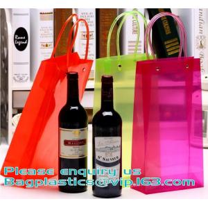 Transparent Plastic PP Shopping Handle Bag with Handle,clear white nylon handle