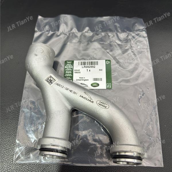 LR092992 LR090630 reinforced aluminum alloy water pipe suitable for Land Rover Jaguar 3.0T 5.0T