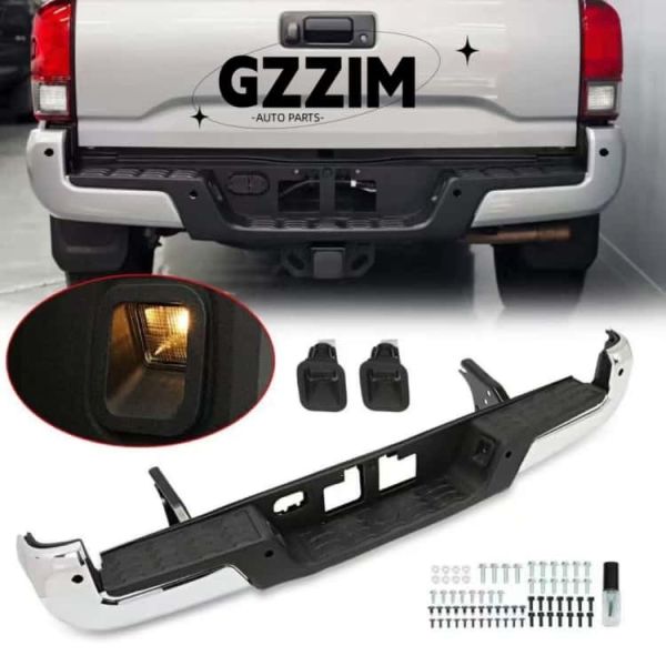 2016 Tacoma Toyota Car Bumper ABS Plastic Black Rear Bumper