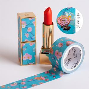 Beautiful lipstick box packaging special tape,Printed washi tape, Viscosity