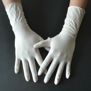 China Powder Free Disposable Medical Gloves , Medical Rubber Gloves Fingertip Textured on sale