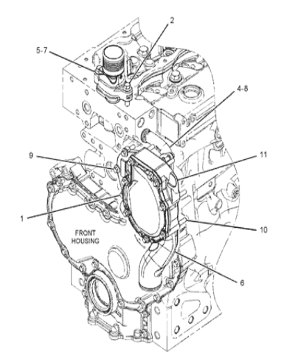 3544754 354-4754 C6.6 C7.1 320D2 Water Pump For Excavator Engine Parts