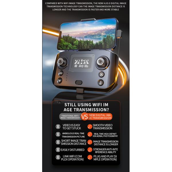 Mini Brushless Motor Four Sided Optical Electric Adjustment Camera App Control Professional Drone Compact and Lightweight