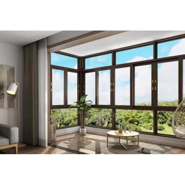 Buy Lightweight Home Aluminum Sliding Window Powder Spraying / Fluorocarbon Spray at wholesale prices