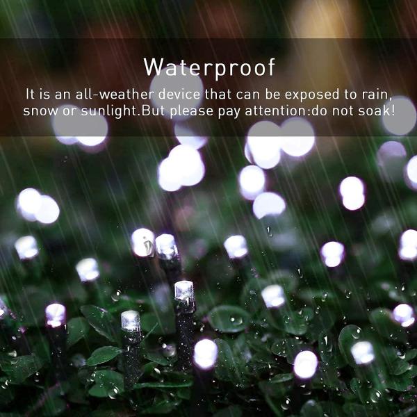 Decor Cold White LED Outdoor String Lights Solar Christmas 4.5V 300 MA