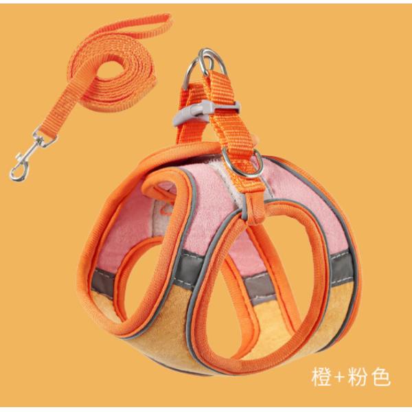 Escape Proof Puppy Body Harness Collar And Lead For Walking