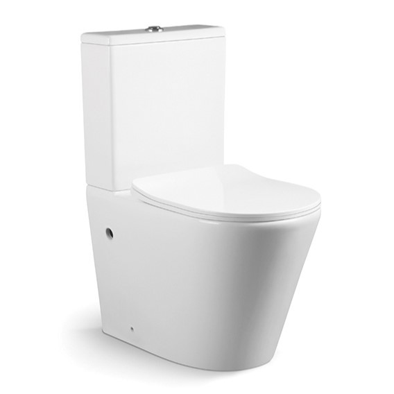 Buy Ceramic Smart Two Piece Toilet Bowl With Sink Rimless modern at wholesale prices