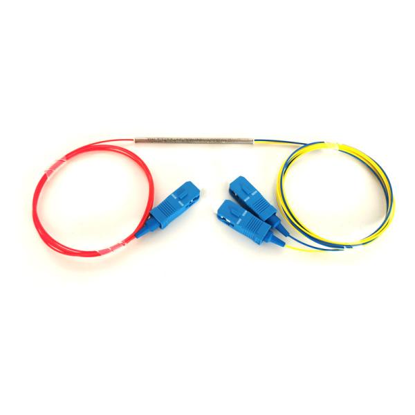 Buy Mini Tube SC UPC 1x2 FBT Fiber Optic Cable Splitter at wholesale prices