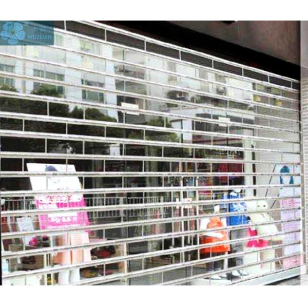 2000mm Height Clear Roller Shutters