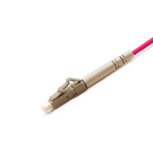 3.0mm LSZH Multimode Om4 Fiber Optic Cable Simplex Lc Upc To Lc Upc