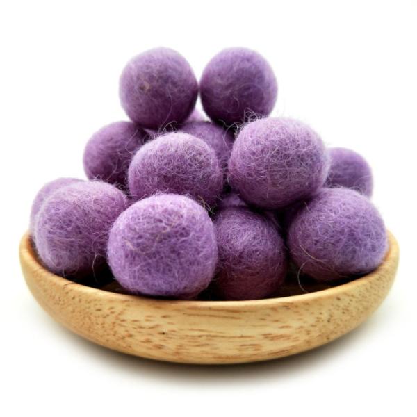 Buy Handmade 2cm Felt Fabric Crafts Ball For Party Garland at wholesale prices